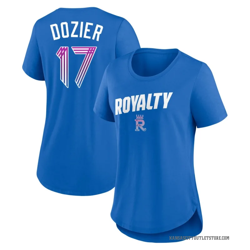 Hunter Dozier Men's Royal Kansas City Royals 2026 City Connect Team Phrase Script T-Shirt