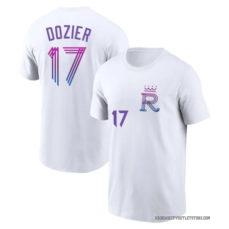 Hunter Dozier Youth White Kansas City Royals 2026 City Connect T-Shirt