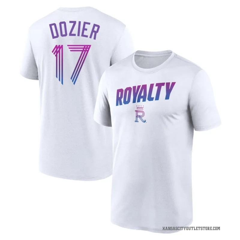 Hunter Dozier Youth White Kansas City Royals 2026 City Connect Team Phrase Script T-Shirt